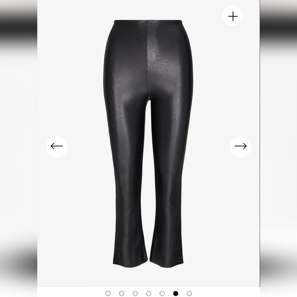 Commando Pants - Commando Faux leather Crop Flare Pants